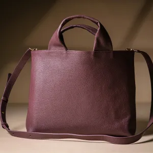 Mairi Small Tote | Burgundy