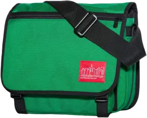 Manhattan Portage Europa Messenger Bag (SM) Expandable With Laptop Sleeve Water Resistant Luggage Attachment 1000D Cordura For Work College Travel (Green)