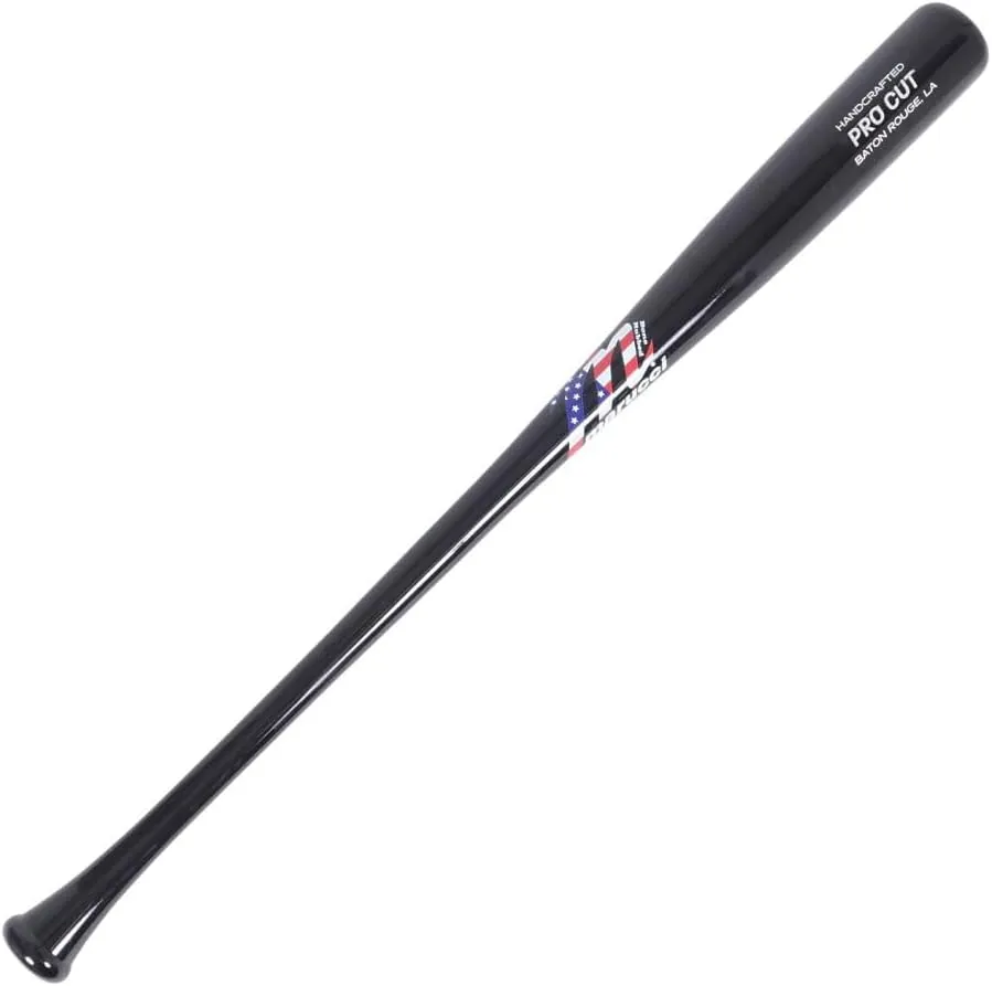 Marucci Sports - Black Maple Professional Cut USA, 33, Adult Wood Bat, Wood Bat (MBMPCUSA-33)