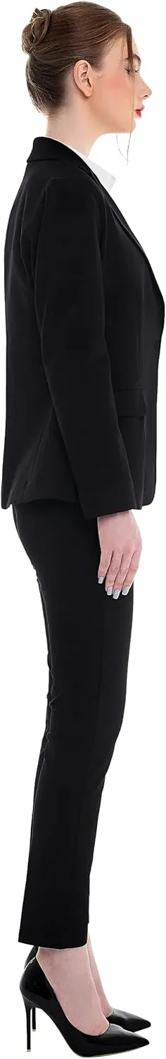 Marycrafts Women's Pant Suits Set – Professional Business Suiting Blazer and Pants 2 Piece Outfit