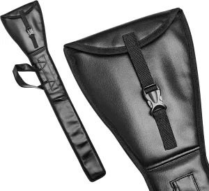 Masonic Knights Templar Sword Carrying Case – 92cm Black Imitation Leather | Soft Padded Executive-Style Storage Bag