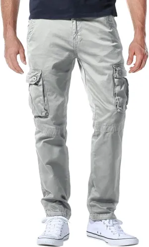 Match Men's Casual Wild Cargo Pants Outdoors Work Wear #6531