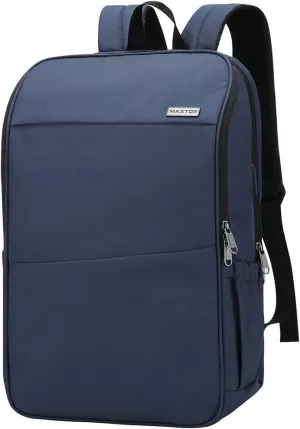 MAXTOP Travel Laptop Backpack with USB Charging Port Anti-Theft[Water Resistant] College Bookbag Fits 18.4 Inch Laptop
