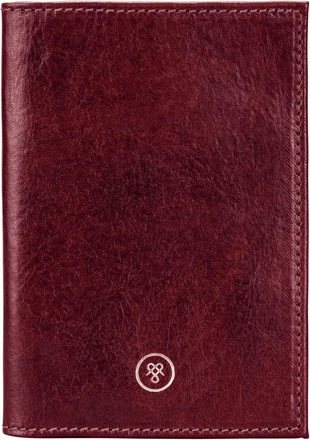 Maxwell Scott - Luxury Leather Passport Holder Cover for Luxury Travel - Handmade from Italian Full Grain Hides - The Prato