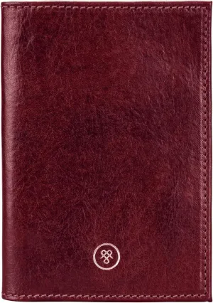 Maxwell Scott - Luxury Leather Passport Holder Cover for Luxury Travel - Handmade from Italian Full Grain Hides - The Prato