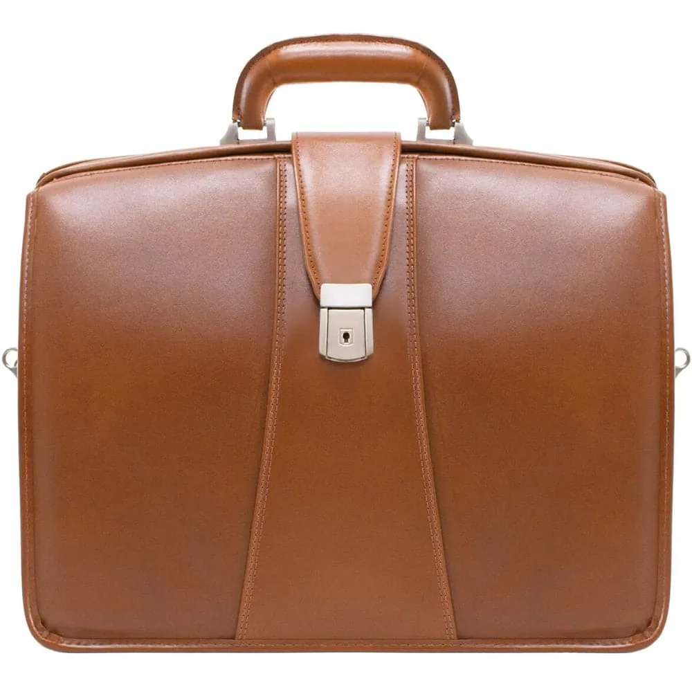 McKlein USA Harrison 15.6" Leather Partners Laptop Briefcase