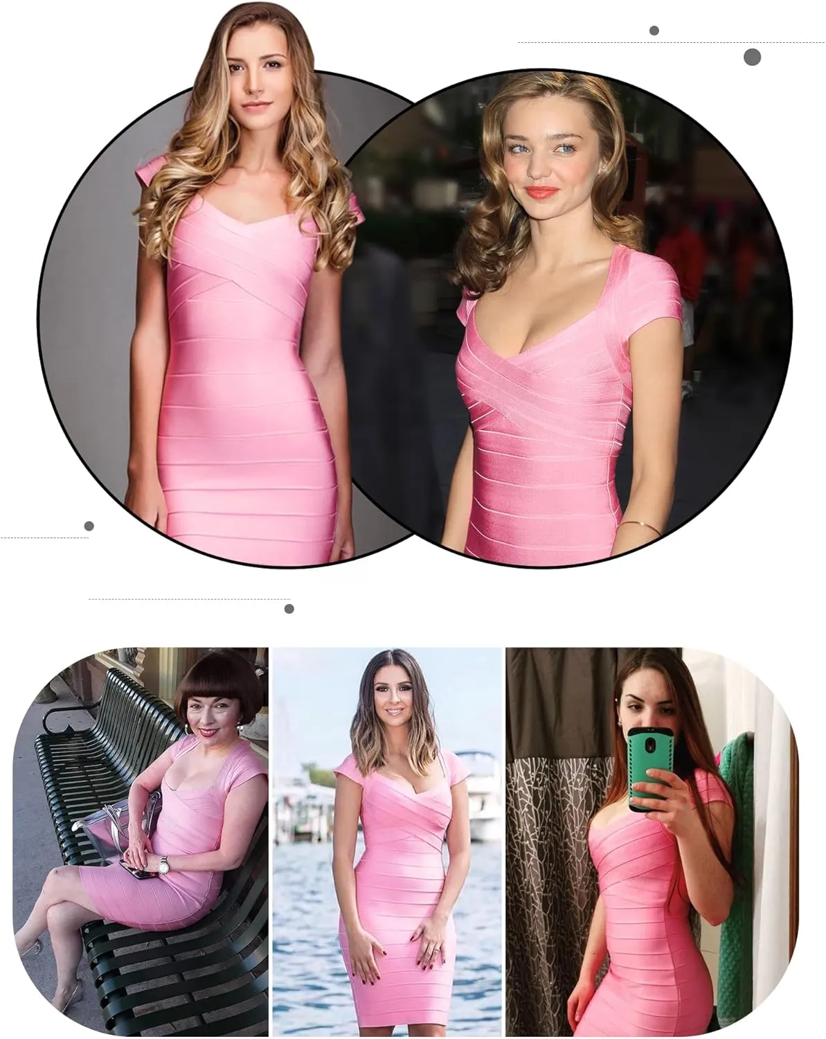 meilun Sexy Backless Lace-up Short Prom Homecoming Dress Short Sleeve Bodycon Cocktail Party Club Dress
