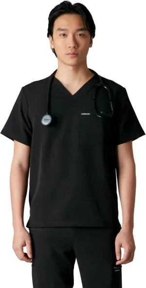 Members Only Brighton V-Neck Mens Scrubs Top with Pockets | Medical Scrubs for Men | Hospital Uniform | Stretch Fabric