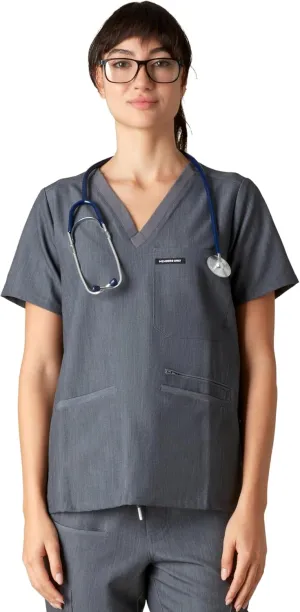 Members Only Women's Palermo Scrub Top with 4 Pocket | Hospital Uniform|