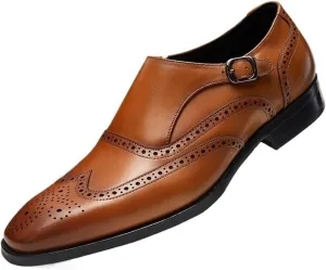 Mens British Gentleman Genuine Leather Moccasins Italian Style Slip On Pointed Toe Elegant Social Low Top Breathable Shoes