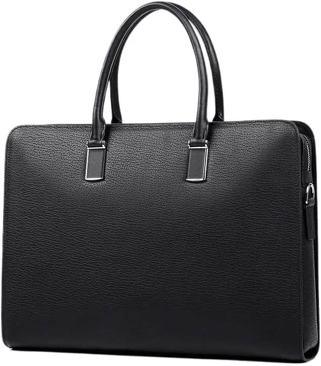 Men's Business Handbag Password Lock Briefcase Casual Crossbody Bag Office Workplace