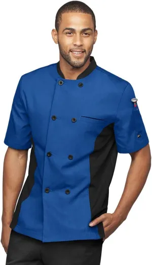 Men’s Chef Coat with Mesh Side Panels (S-3X, 6 Colors)