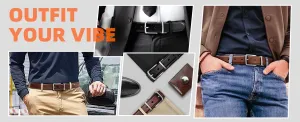 Men's Dress Black & Brown reversable Leather Belt. Full grain Leather Belt (44)