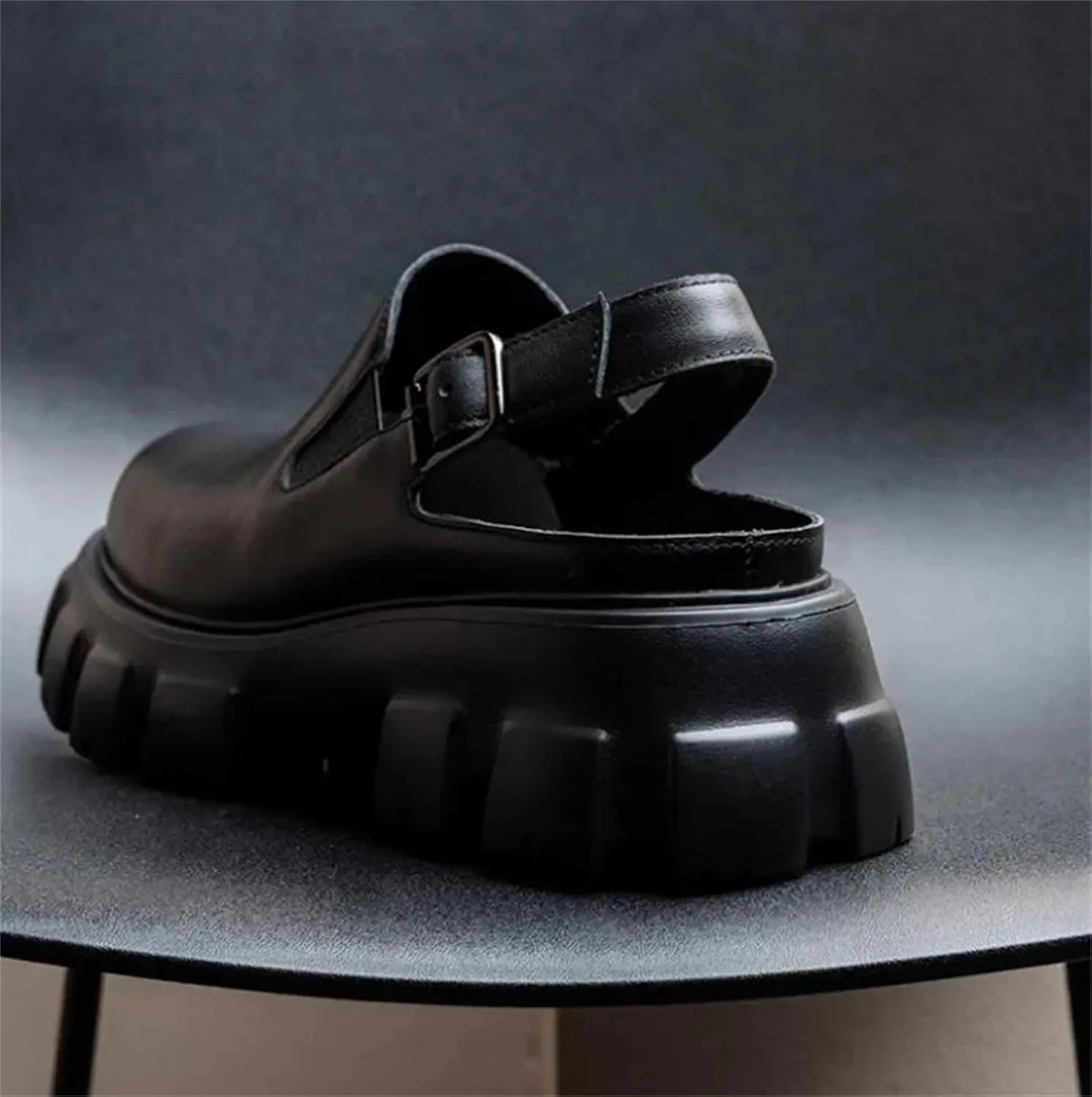 Men's Dress Sandals - Cowhide Leather Business Casual Shoes