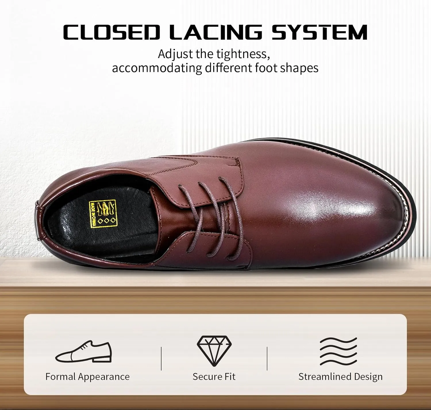 Mens Dress Shoes Casual Men's Oxfords Shoes Business Formal Shoes for Men