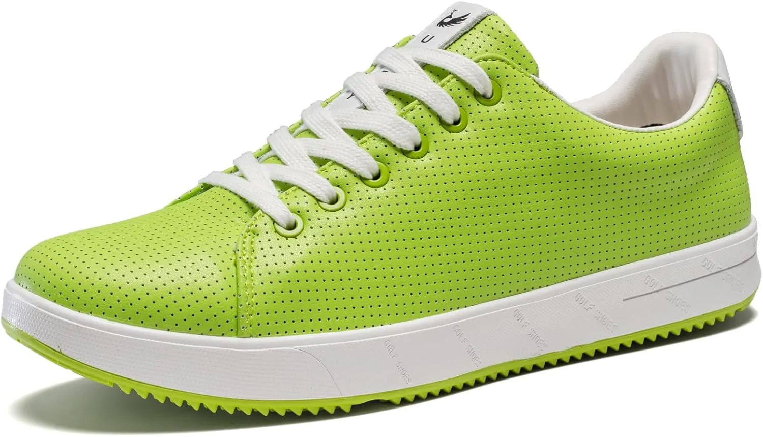 Men's Golf Shoes Professional Spikeless Leather Sneakers Non Slip Low Top Lightweight Comfort Travel Walking Shoes