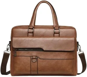 Men's Handbag Vintage Briefcase Business Computer Bag Crossbody Bag Office Workplace
