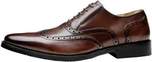Men's Handmade Shoes Business Formal Leather Shoes Suitable for Wedding Office Breathable and Comfortable Low Top