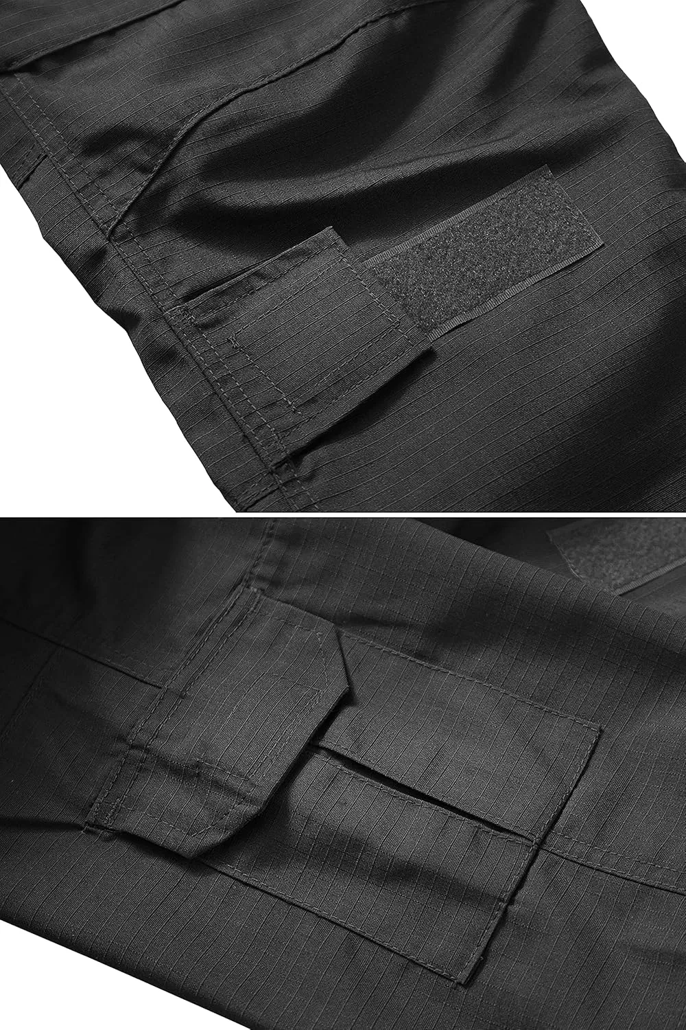 Men's Hiking Pants Water Resistant Tactical Pants Breathable Ripstop Work Cargo Pants with 10 Pockets