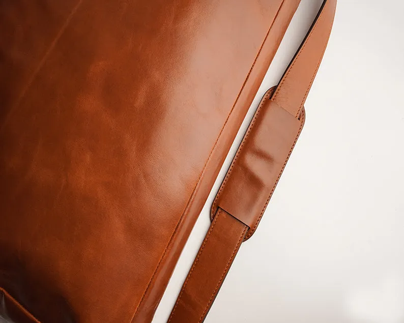 Mens Leather Messenger Bag