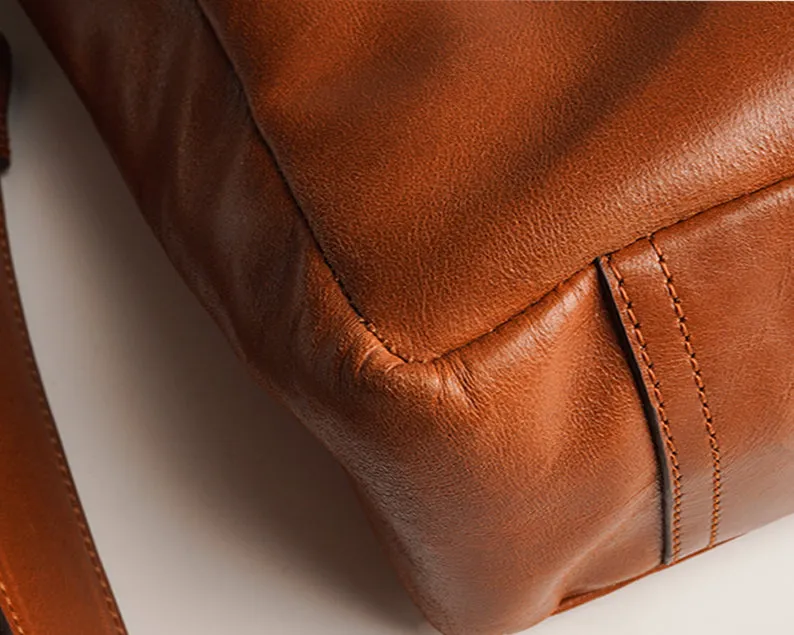 Mens Leather Messenger Bag