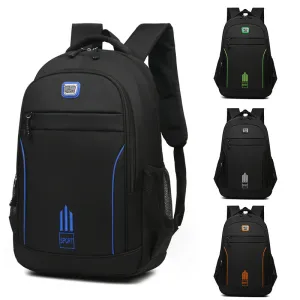 Men's Nylon Oxford Cloth Large Capacity Leisure Backpacks