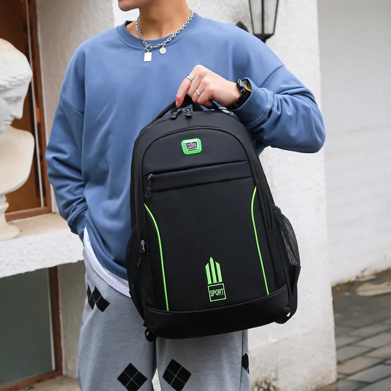 Men's Nylon Oxford Cloth Large Capacity Leisure Backpacks