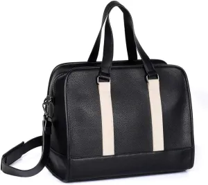 Men's Professional & Travel Duffel Bag - Black/White