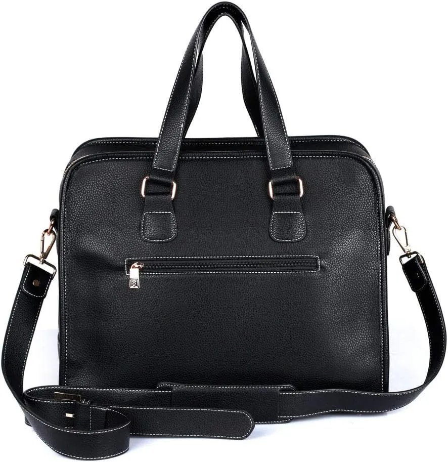 Men's Professional & Travel Duffel Bag - Black/White