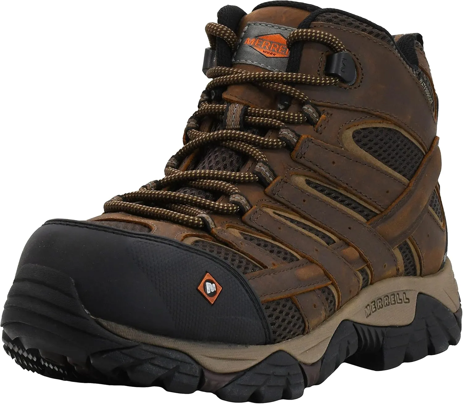 Merrell Men's, Moab Vertex 2 Mid CF Safety Work Boot
