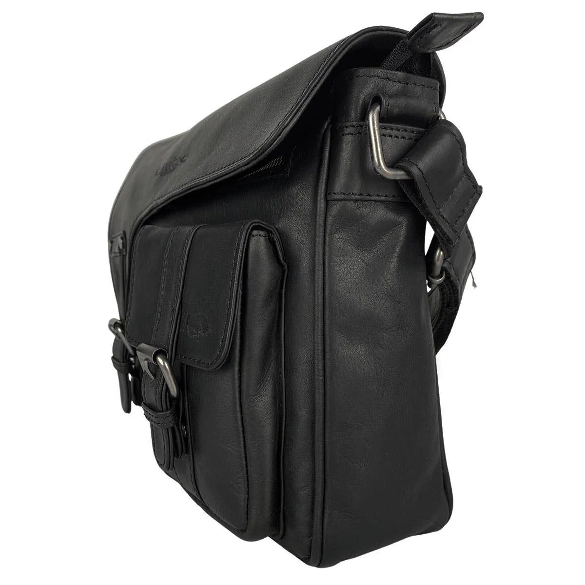 Messenger Bag - Shoulder Bag Leather - 6 colours - Arrigo: Red