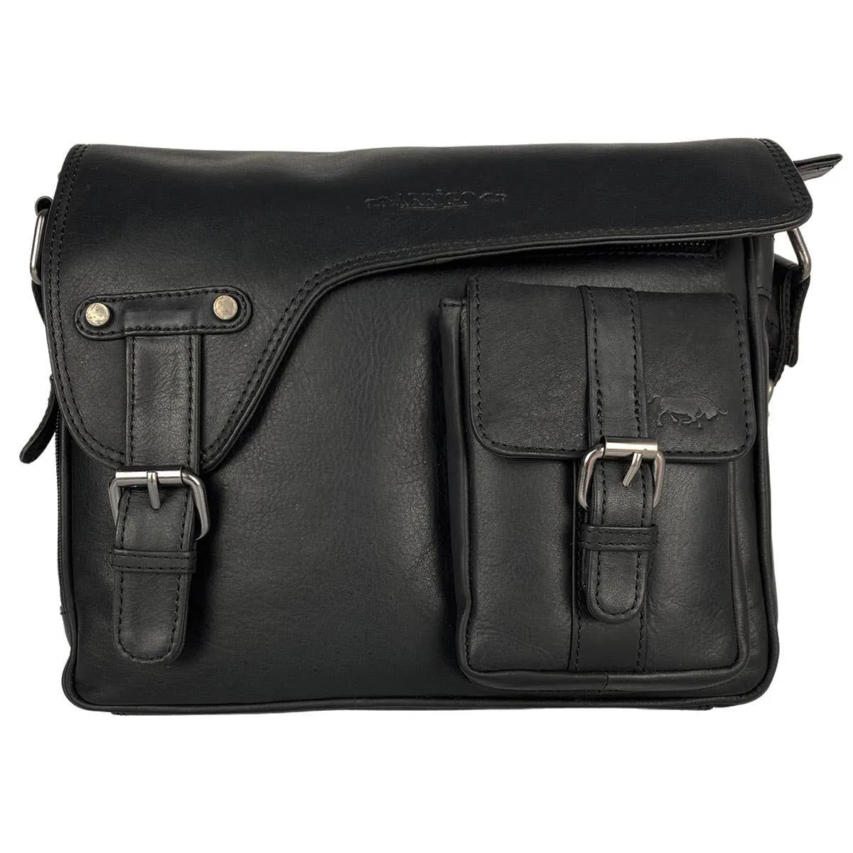 Messenger Bag - Shoulder Bag Leather - 6 colours - Arrigo: Red