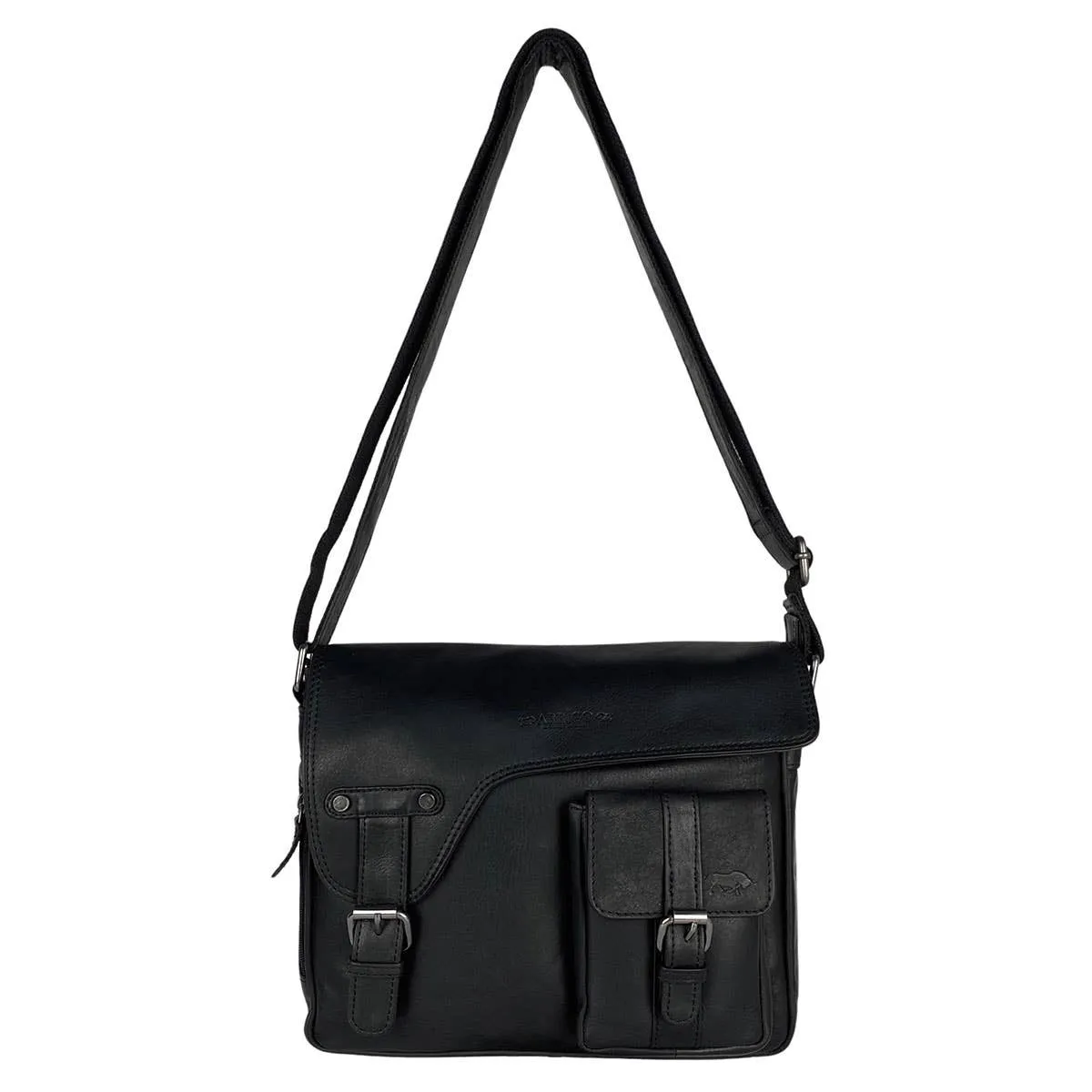 Messenger Bag - Shoulder Bag Leather - 6 colours - Arrigo: Red