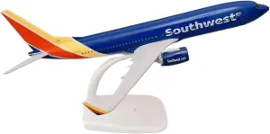Metal Aircraft Model 20cm for Southwes Airplane Model Mongolian B737 Metal Aircraft Replica Alloy Material 1:400 Aviation Enthusiasts