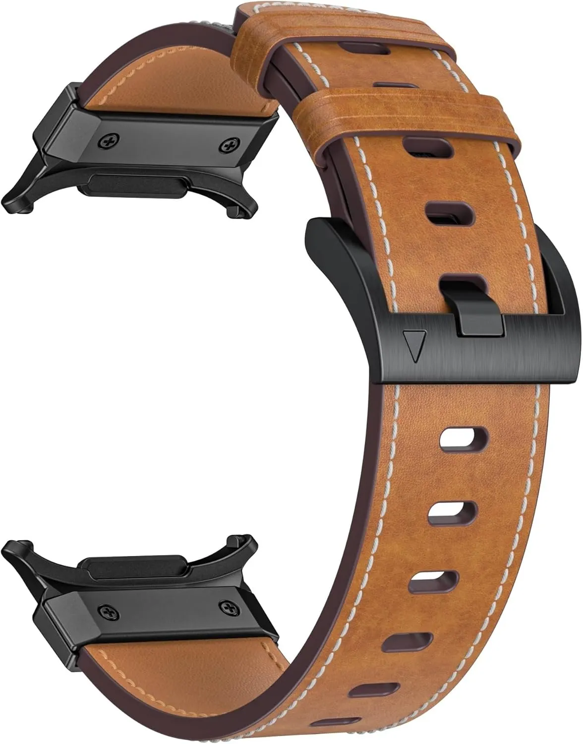 Metal Leather Strap For Samsung Galaxy Watch Ultra 47mm Stainless Steel Business Bracelet Belt For Galaxy Watch Ultra 47mm Watchbands