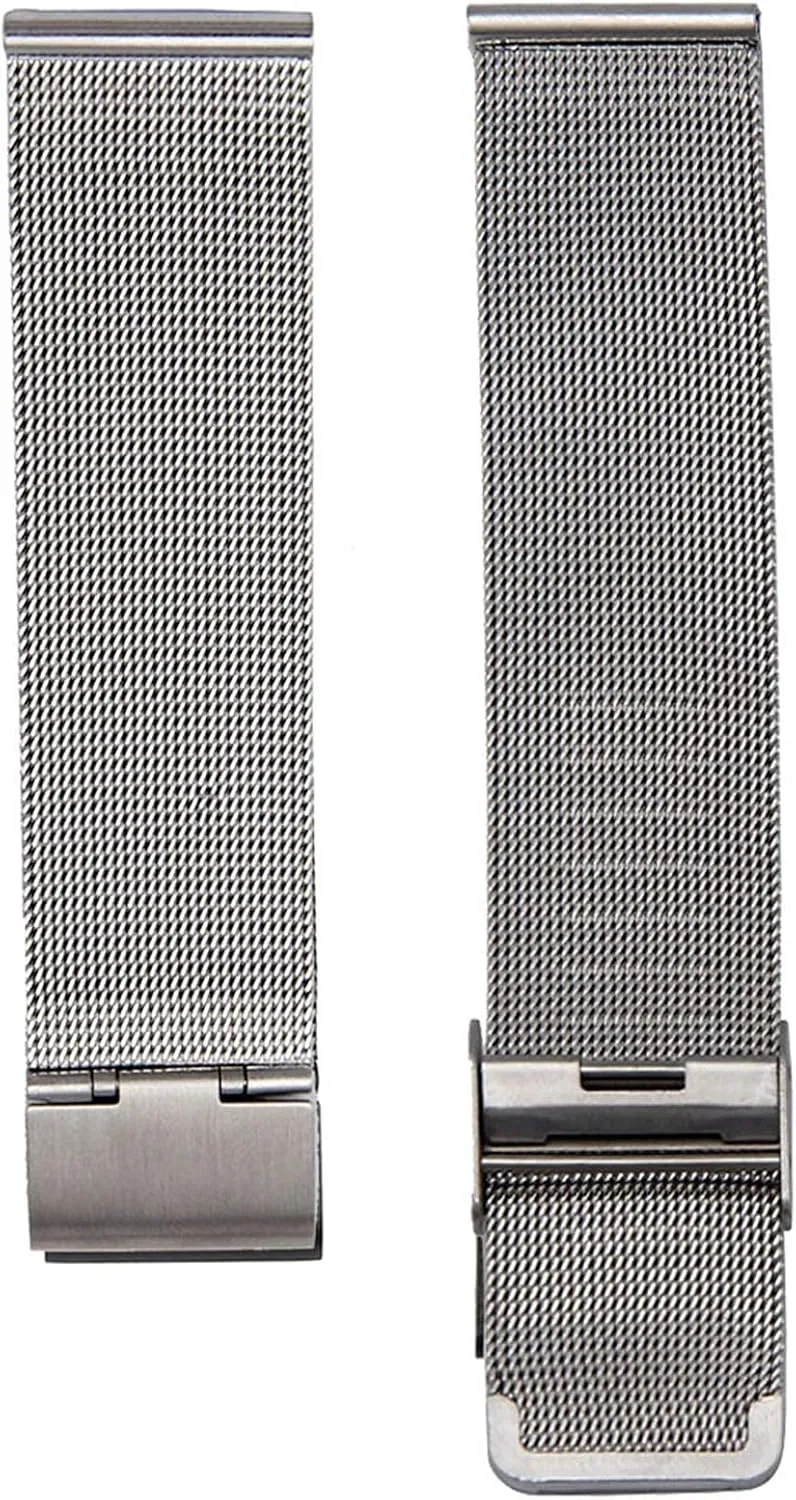 Metal Replacement Band,Watch Straps, Watchband 12mm 14mm 16mm 18mm 20mm 22mm 24mm Universal Stainless Steel Metal Watch Band Strap Bracelet(Band Color : Gold, Band Width : 24mm) ( Color : 22mm-silver