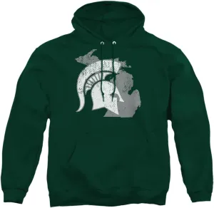 Michigan State University Michigan Unisex Adult Pull-Over Hoodie