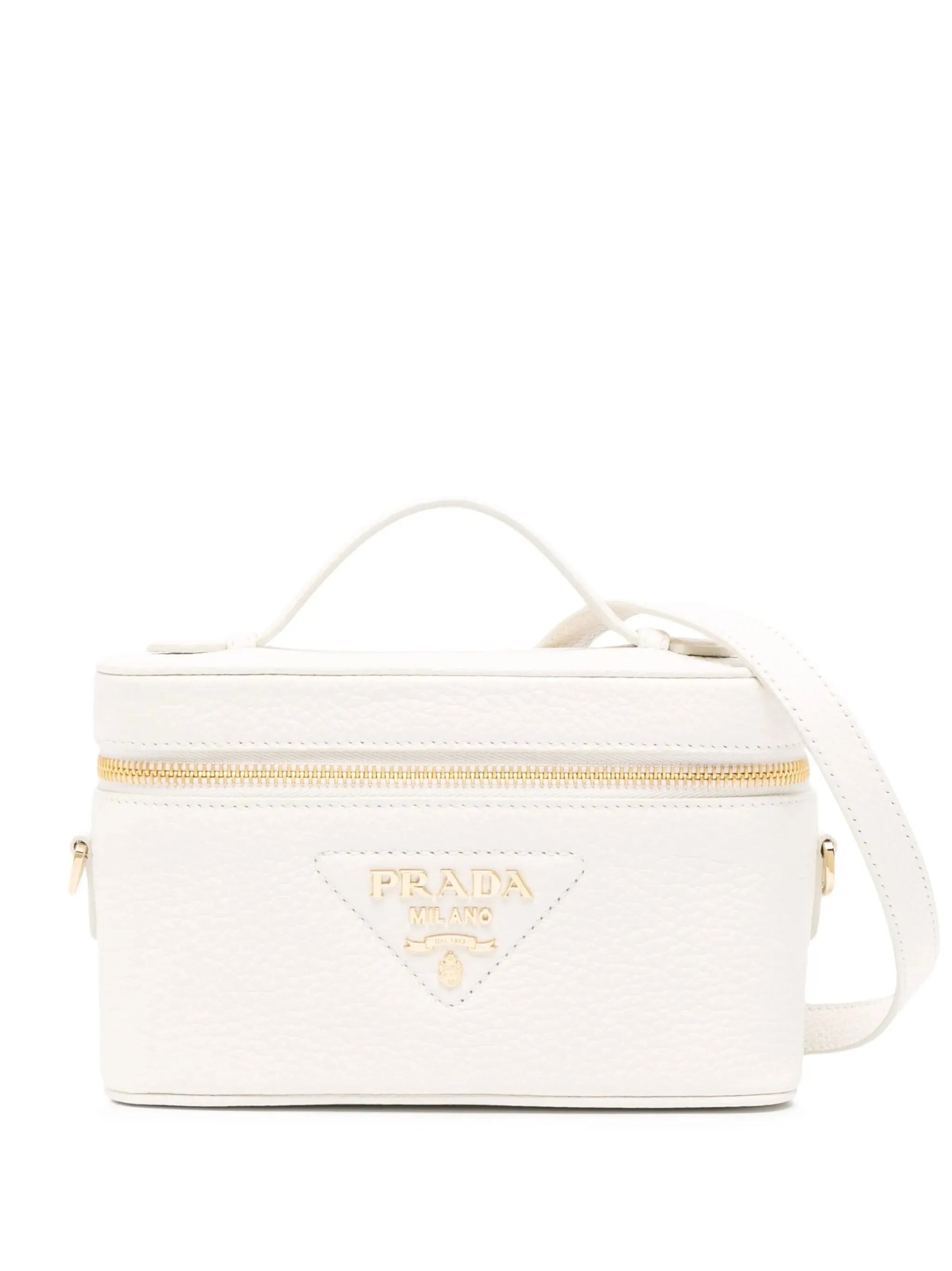mini logo-plaque Secure payments leather bag Streamlined