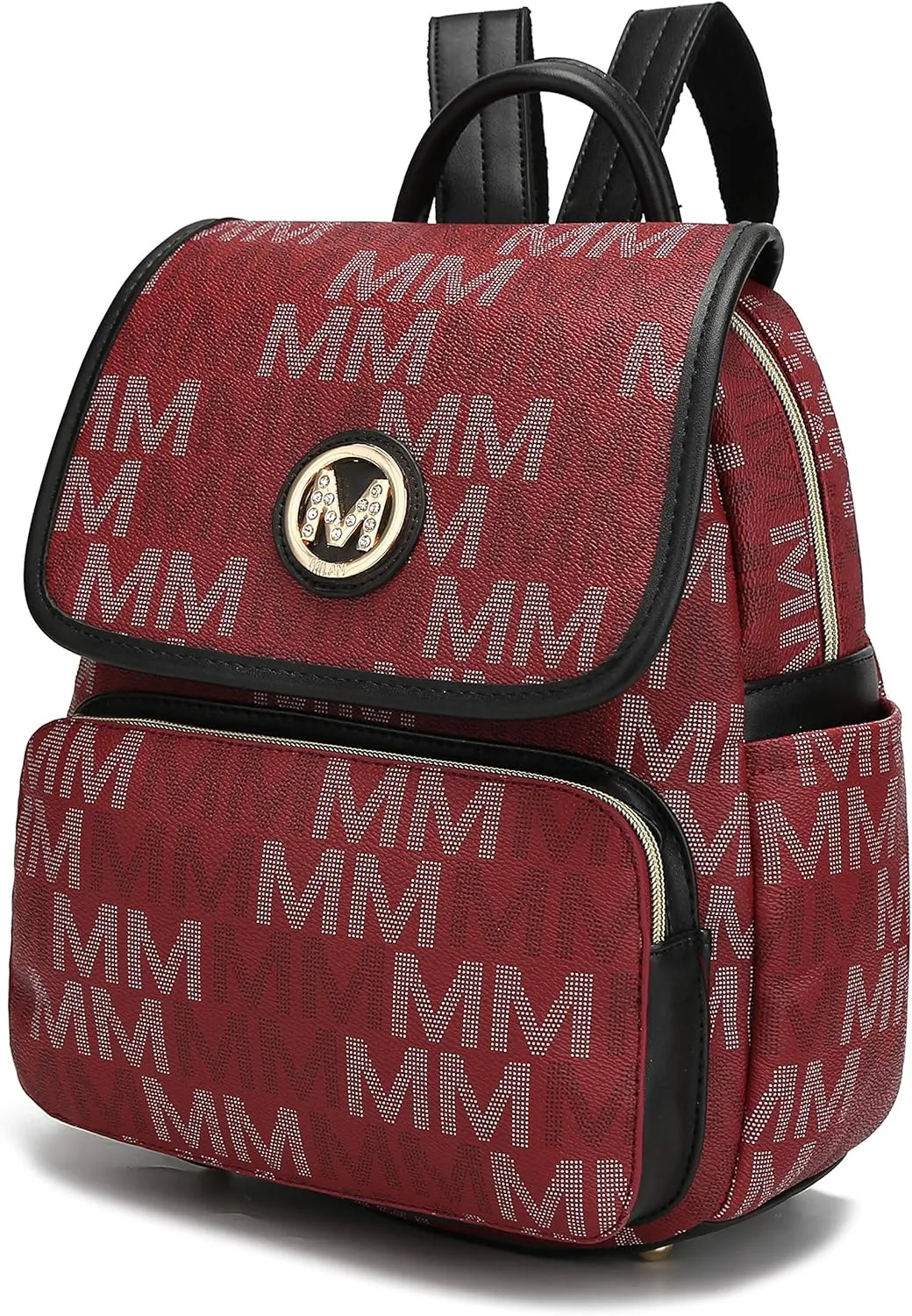 MKF Backpack Purse for Women Vegan Leather Top-Handle Ladies Fashion Travel Pocketbook Bag – Daypack