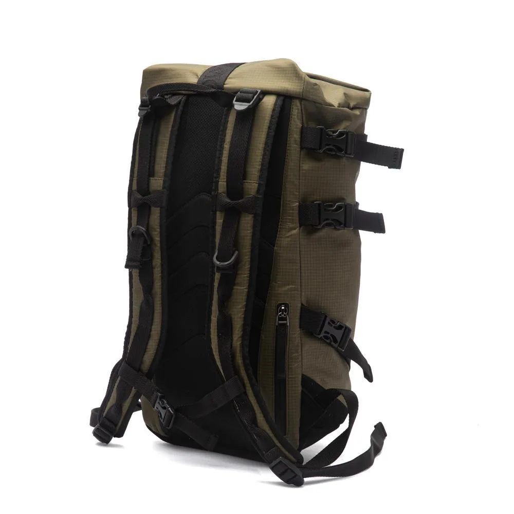 Moncler Military Green Nylon Ripstop Argens Backpack