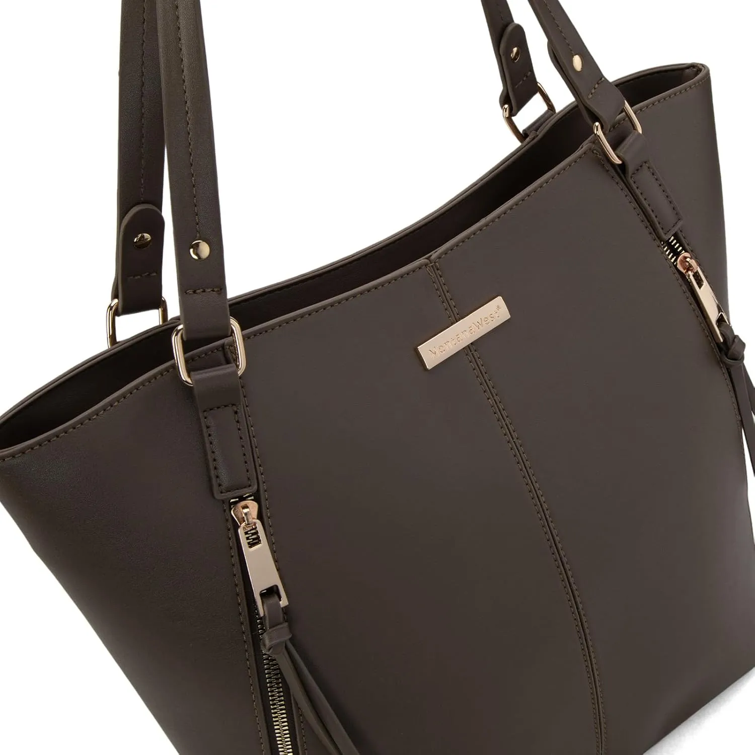 Montana West Tote Bag for Women Handbag Shoulder Top-handle Purses with Zipper