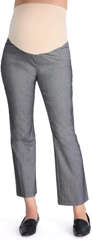Motherhood Maternity Women's Maternity Comfortable Super Stretch Over The Belly Skinny Casual Dress Pant for Work Xs-3x