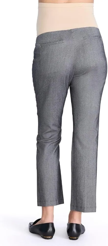Motherhood Maternity Women's Maternity Comfortable Super Stretch Over The Belly Skinny Casual Dress Pant for Work Xs-3x