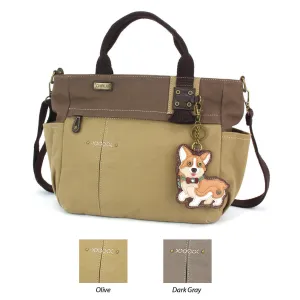 Multi Pocket Tote - Corgi