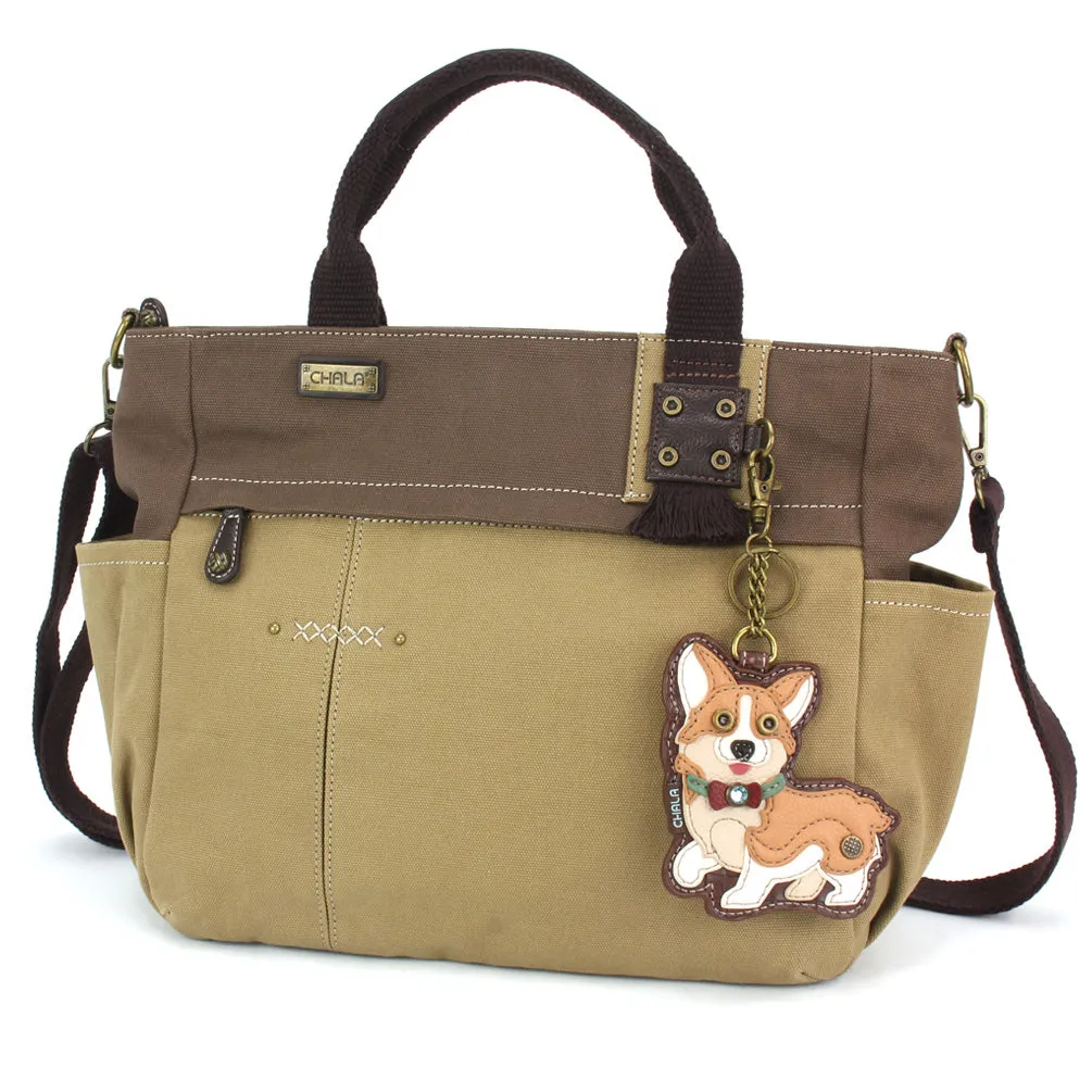 Multi Pocket Tote - Corgi