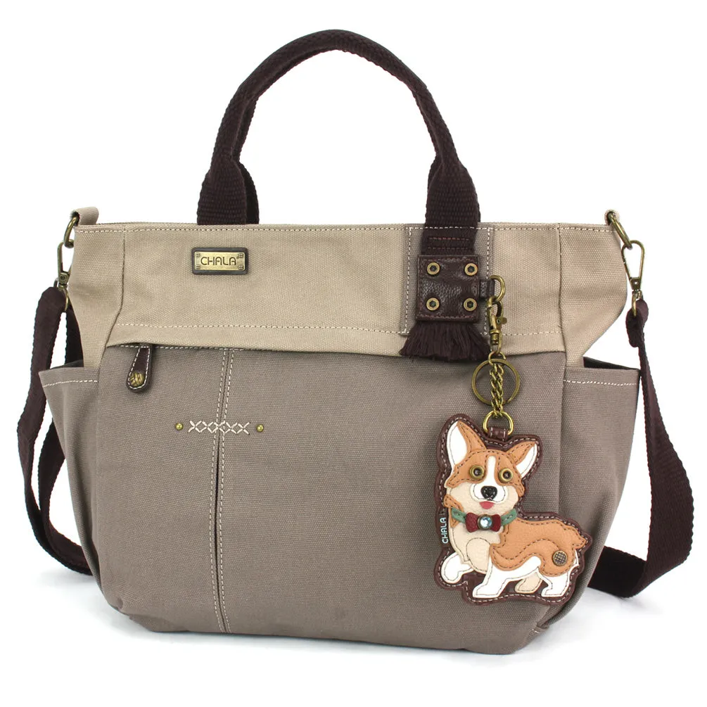 Multi Pocket Tote - Corgi
