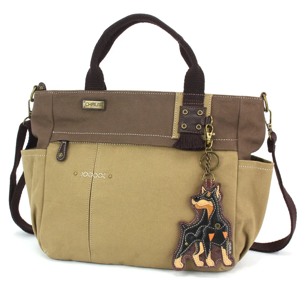 Multi Pocket Tote - Doberman