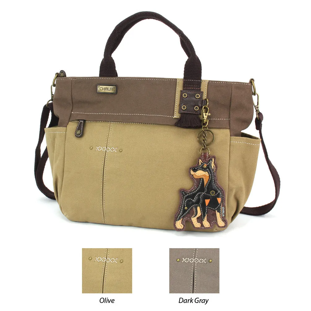Multi Pocket Tote - Doberman