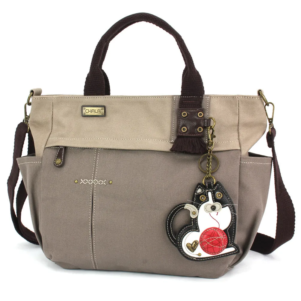 Multi Pocket Tote - Fat Cat