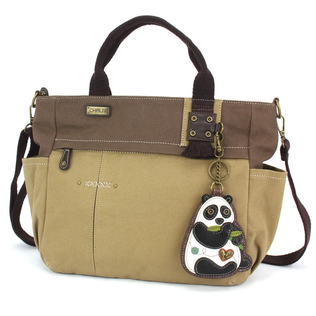 Multi Pocket Tote - New Panda
